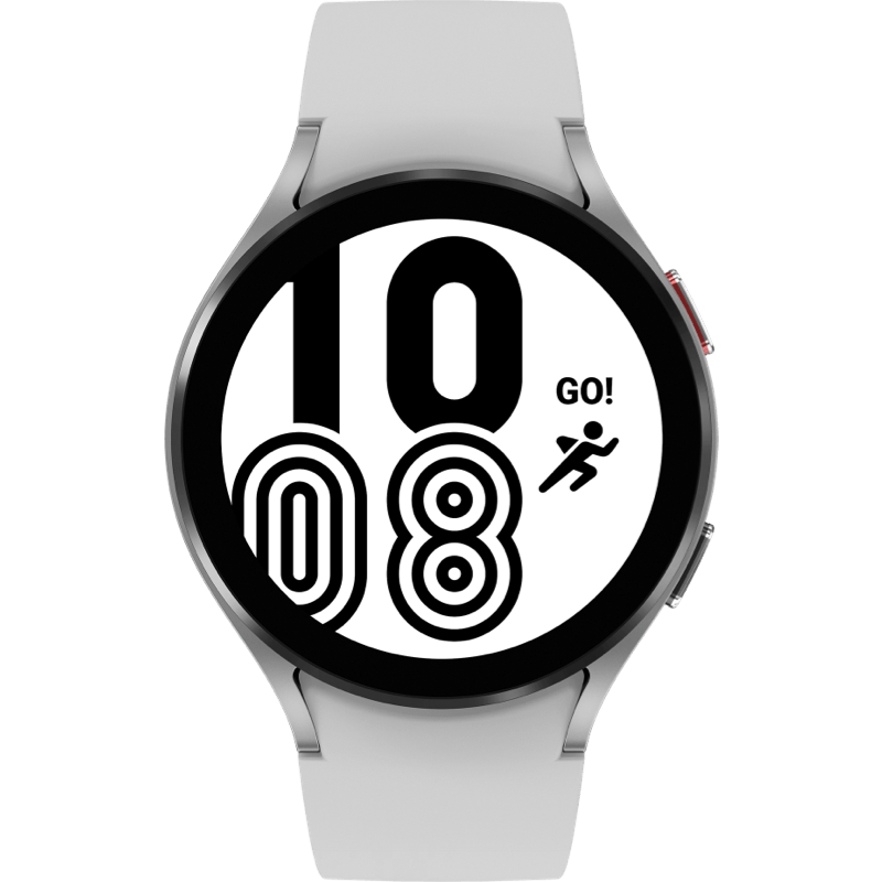 Samsung Galaxy Watch4 44mm eSIM srebrny front