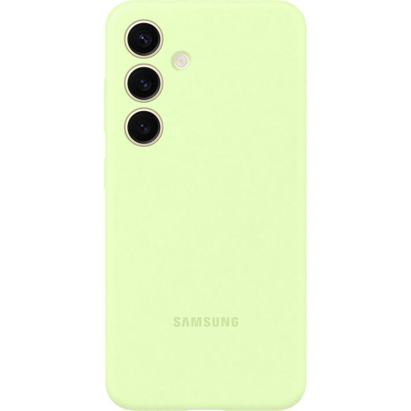 Etui Samsung Silicone Case do Samsung Galaxy S24 5G, tył, wariant limonkowy
