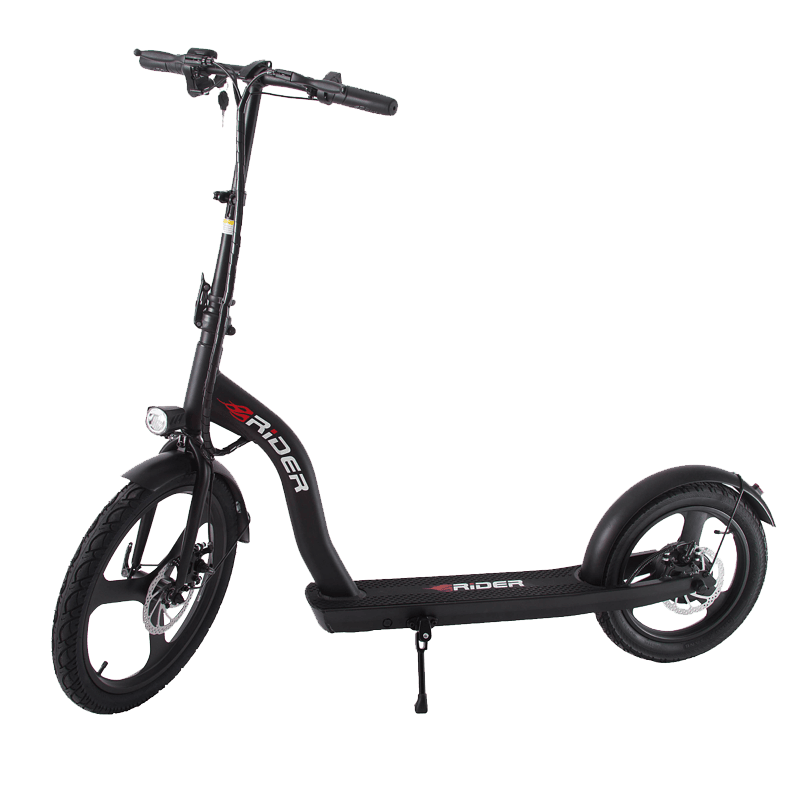 Hulajnoga elektryczna RIDER MONSTER czarna bok caly