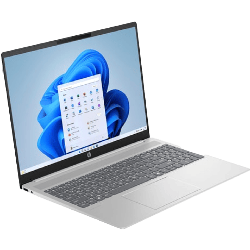 Laptop HP Envy x360 16 AD0003NW srebrny front lewy obrót