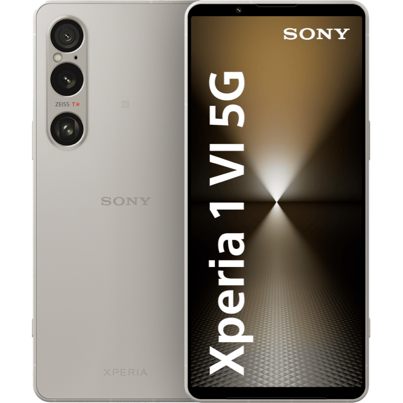 Sony Xperia 1 VI 5G 12/256GB srebrny front