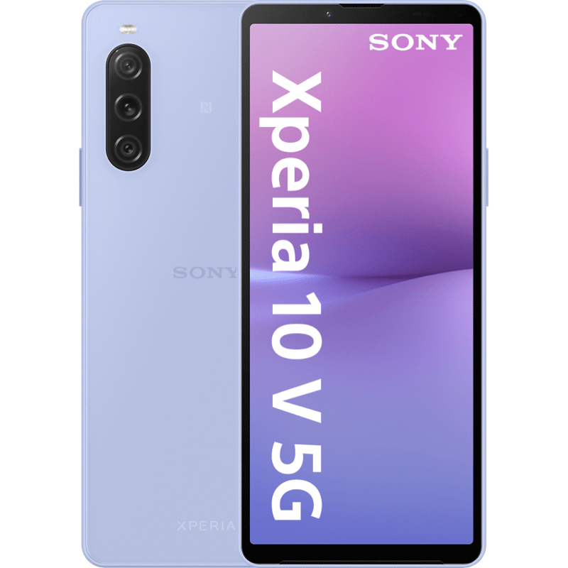 Sony Xperia 10 V 5G lawendowy front