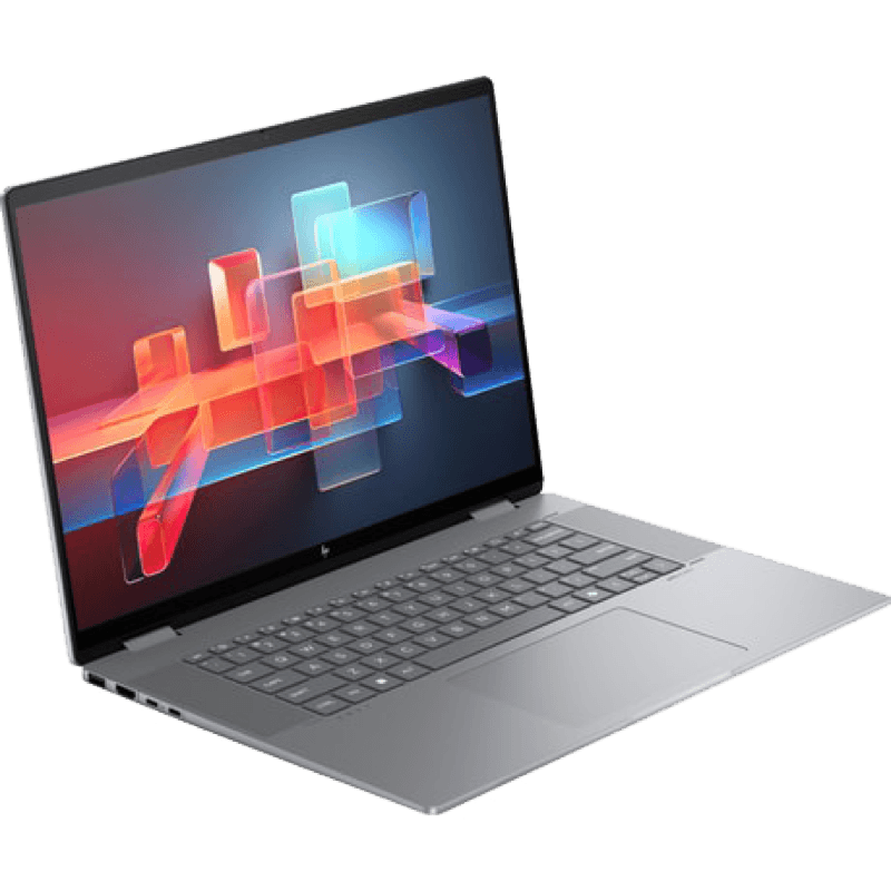 Laptop HP Pavilion 16 AG0007NW srebrny front lewy obrót