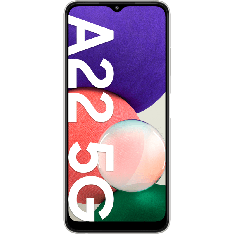 Samsung Galaxy A22 5G bialy front