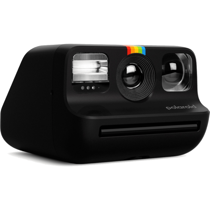 Aparat Polaroid Go Gen 2 czarny front prawy obrót